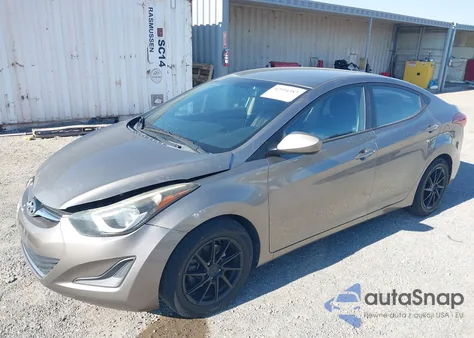 2016 Hyundai Elantra Se из США, поврежденный, VIN 5NPDH4AE8GH740582